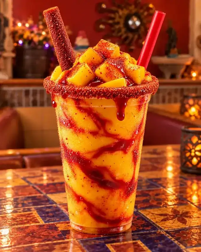 Chamoyada de mango de La Parrilla Tap