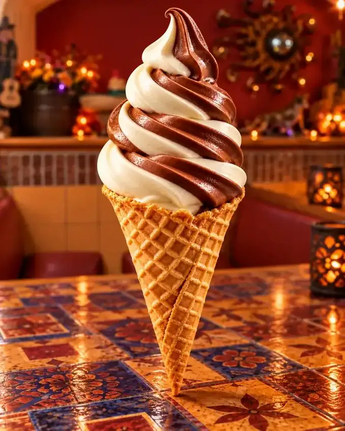 Helado suave de La Parrilla Tap
